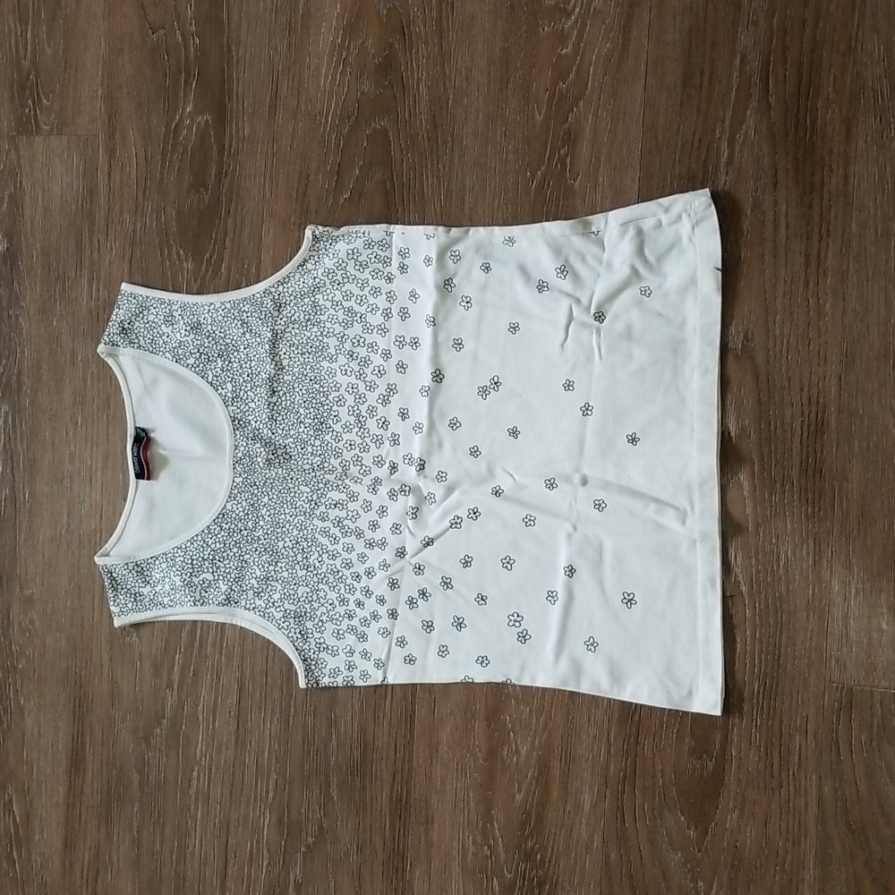 (M) Denver Hayes Floral Patterned Minimal Tank Top Soft Casual Lounge